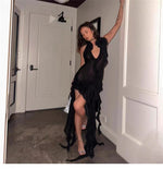 Load image into Gallery viewer, PUNANG BLACK MESH DRESS
