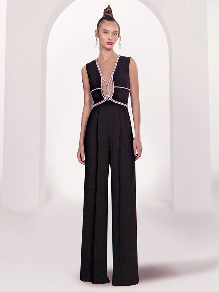 RICA BLACK JUMPSUIT