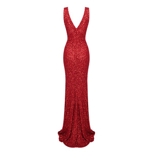 TRISH RED MAXI DRESS