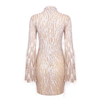 Load image into Gallery viewer, TAMEI BEIGE MINI DRESS
