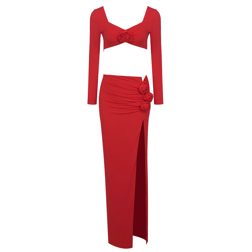 IMACHE RED 2 PIECES SET