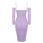 Carregar imagem no visualizador da galeria, PILUO LAVENDER MIDI DRESS
