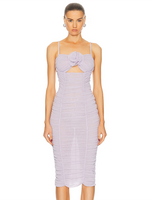 Carregar imagem no visualizador da galeria, PILUO LAVENDER MIDI DRESS
