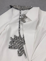 Carregar imagem no visualizador da galeria, RULIO CRYSTAL WHITE BLAZER SUIT
