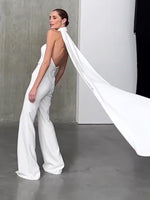 Carregar imagem no visualizador da galeria, TWINL SASHES RIBBON WHITE SUIT
