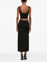 Carregar imagem no visualizador da galeria, KLIKE CRYSTAL SLIP BLACK TWO PIECES SET
