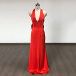 Charger l&#39;image dans la galerie, HLIKO RED BACKLESS SEXY MAXI DRESS
