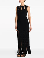 Charger l&#39;image dans la galerie, SWAKI BALCK HOLLOW OUT MAXI DRESS
