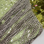 Charger l&#39;image dans la galerie, Ella Green Feather Shining Sequins Maxi Dress
