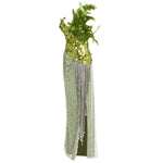 Carregar imagem no visualizador da galeria, Ella Green Feather Shining Sequins Maxi Dress
