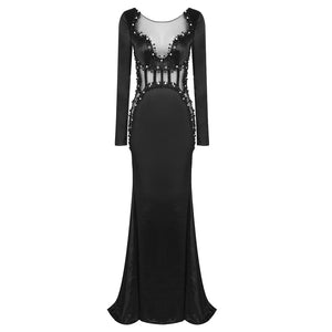 VERNA VELVET MERMAID LONG DRESS