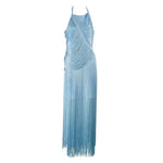 Carregar imagem no visualizador da galeria, ANGELIA HALTER TASSEL LONG DRESS
