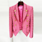 Load image into Gallery viewer, SULVIA AUTUMN TWEED WOOLEN JACKET
