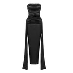 Cargar imagen en el visor de la galería, URIOLY BLACK LONG DRESS
