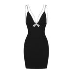 Load image into Gallery viewer, INSLEE BLACK MINI DRESS
