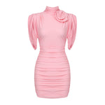 Load image into Gallery viewer, IBOZE PINK MINI DRESS
