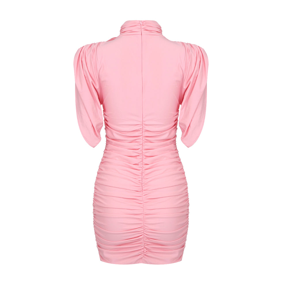 IBOZE PINK MINI DRESS