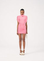 Load image into Gallery viewer, IBOZE PINK MINI DRESS
