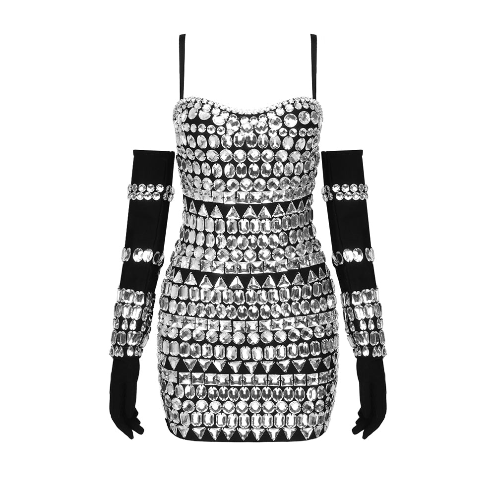 OUIZ LUXURY MINI DRESS