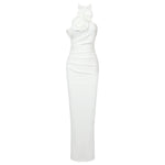 Load image into Gallery viewer, PEANO WHITE LONG DRESS
