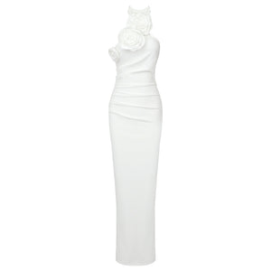 PEANO WHITE LONG DRESS