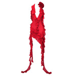 Load image into Gallery viewer, PUNANG RED MESH DRESS
