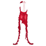 Load image into Gallery viewer, PUNANG RED MESH DRESS
