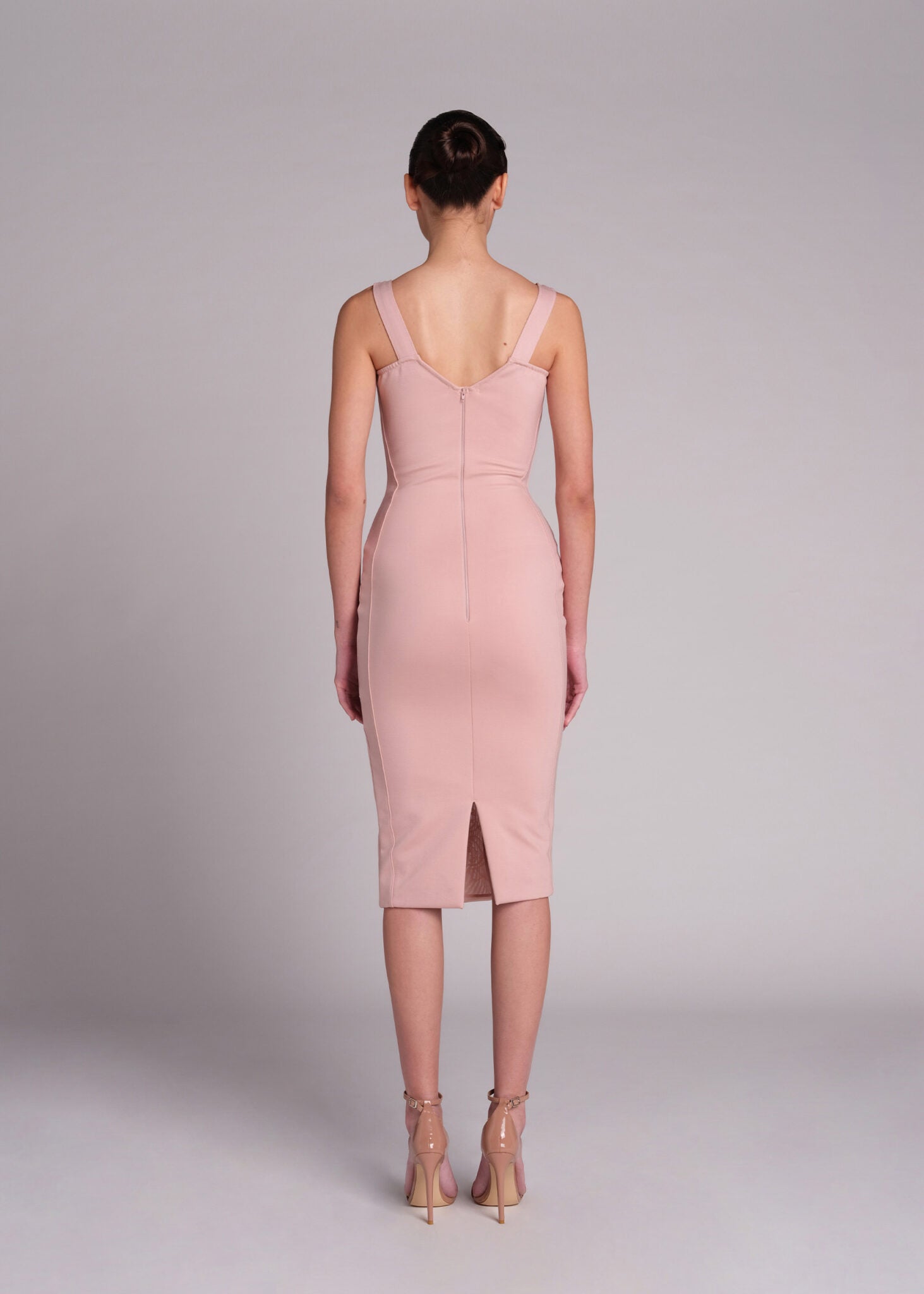 APOPI PINK MIDI DRESS