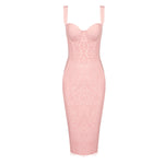 Carregar imagem no visualizador da galeria, APOPI PINK MIDI DRESS
