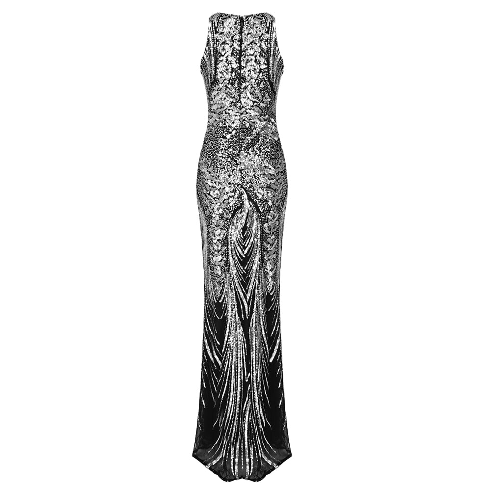 ELISE SEQUINS MAXI LONG DRESS