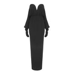 Cargar imagen en el visor de la galería, DASILL BLACK LONG DRESS
