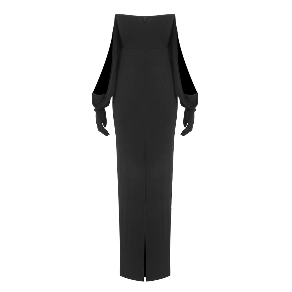 DASILL BLACK LONG DRESS