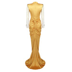 Load image into Gallery viewer, REXUE YELLOW MAXI LONG DRESS
