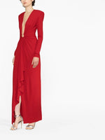 Load image into Gallery viewer, TMANI RED LONG DRESS
