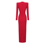 Load image into Gallery viewer, TMANI RED LONG DRESS
