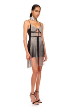 Load image into Gallery viewer, TZOZA BLACK MINI DRESS
