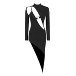 Carregar imagem no visualizador da galeria, UNOK BLACK BANDAGE MIDI DRESS
