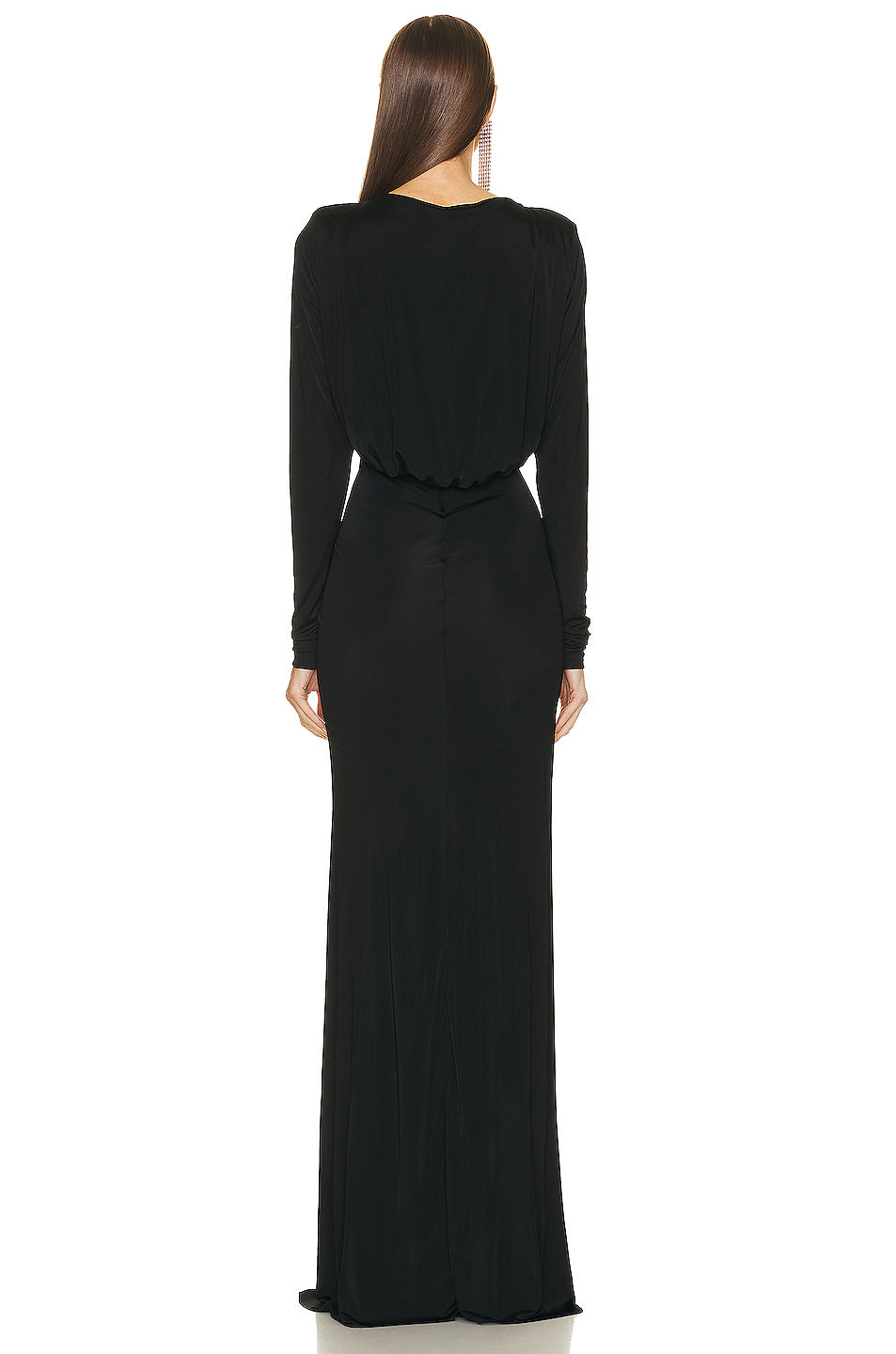 MIELY BLACK LONG DRESS