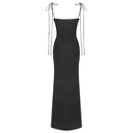 Load image into Gallery viewer, MTIPYA BLACK LONG DRESS
