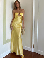 Load image into Gallery viewer, MTIPYA YELLOW LONG DRESS
