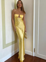 Load image into Gallery viewer, MTIPYA YELLOW LONG DRESS
