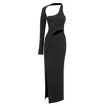 Load image into Gallery viewer, LAMI BLACK LONG DRESS
