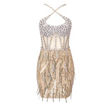 Load image into Gallery viewer, KENDE GOLD MINI DRESS
