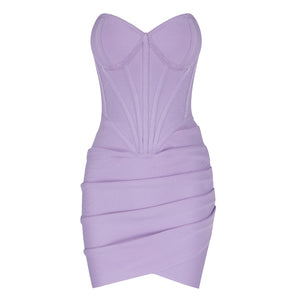 LITCHY LAVENDER MINI DRESS