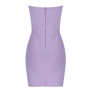 LITCHY LAVENDER MINI DRESS