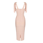 Load image into Gallery viewer, OLIVIA PINK MIDI DRESS
