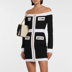 Load image into Gallery viewer, LIDIA COLOUR BLOCKED MINI DRESS
