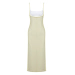 Cargar imagen en el visor de la galería, GBANDOIR BEIGE LONG DRESS
