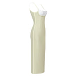 Cargar imagen en el visor de la galería, GBANDOIR BEIGE LONG DRESS
