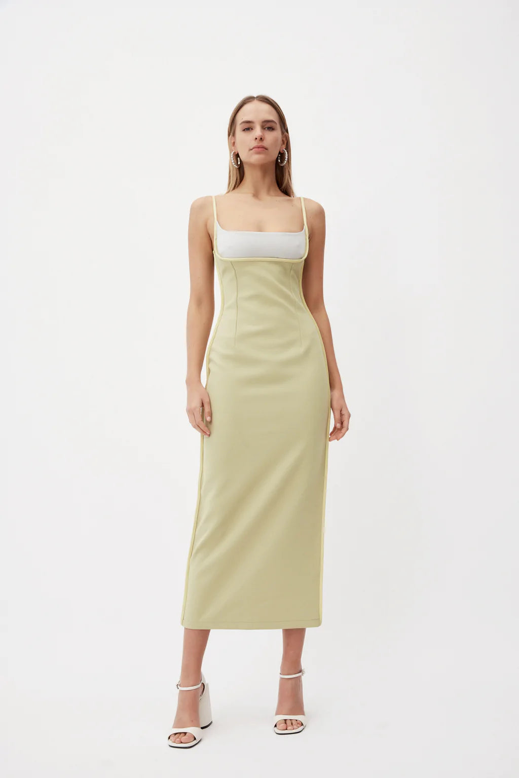 GBANDOIR BEIGE LONG DRESS